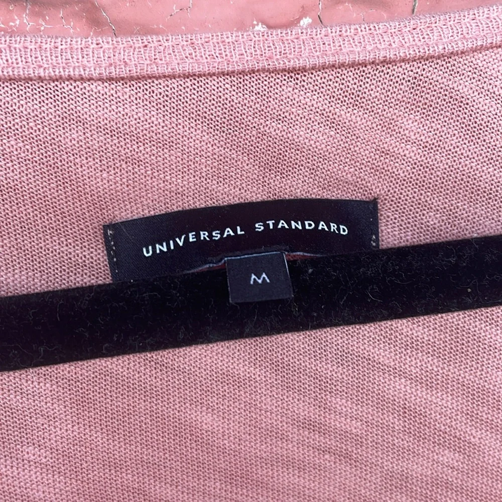 Universal Standard pink crop wrap top 18/20 - Picture 2 of 2